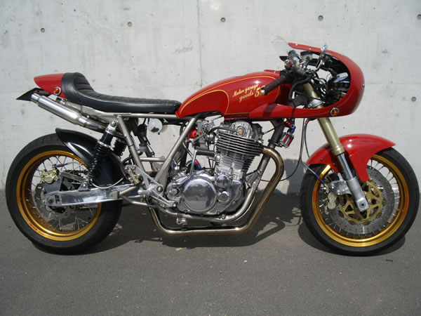 ＳＲ400 ロケットカフェ フレーム カスタム HOTROD